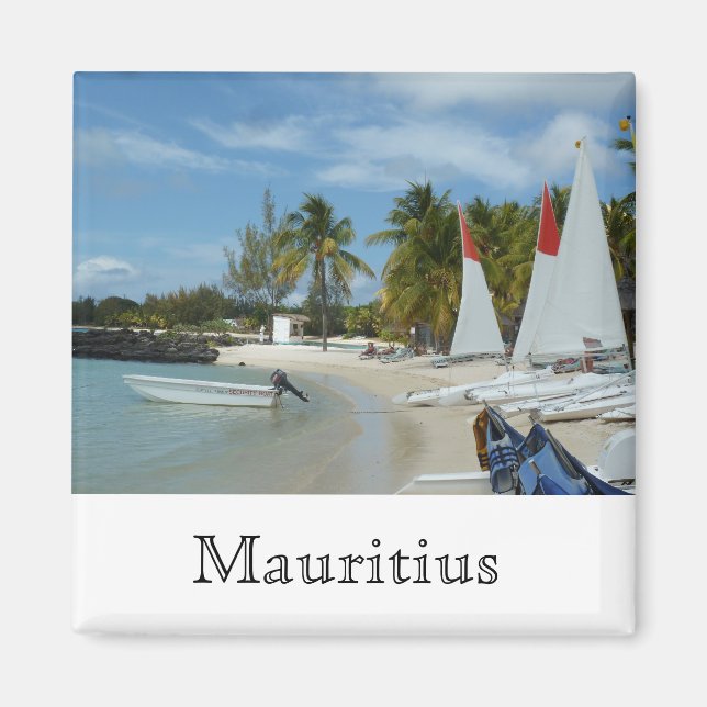 Am Strand von Mauritius Magnet (Framsidan)