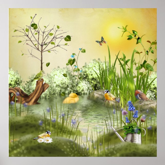 am Teich Poster (Framsidan)