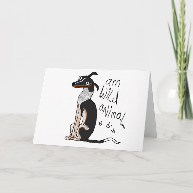 Am Vild Animal Kort (Framsida)