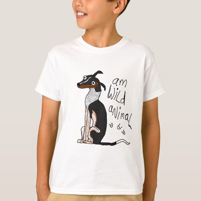 Am Vild Animal Tee Shirt (Framsida)