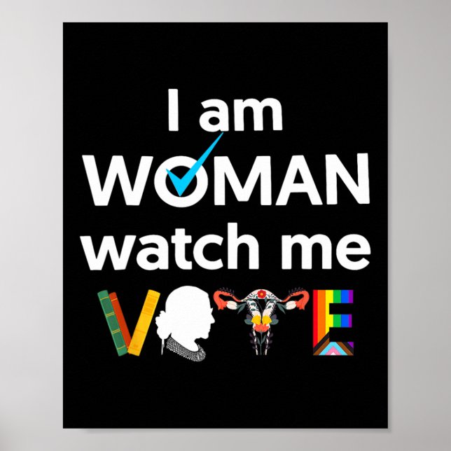 Am Woman Watch Me Vote 1 Poster (Framsidan)