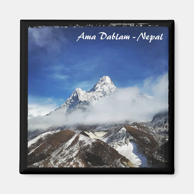 Ama Dablam - Nepal, Everest trek Magnet (Framsidan)