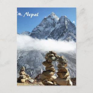 Ama Dablam, Sagarmatha, Everest trek / Nepal Vykort