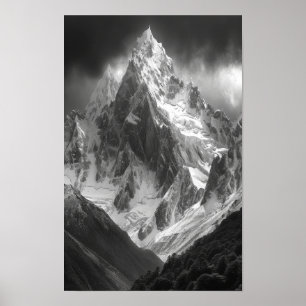 AMA Dablam - toppvy AI Art Poster