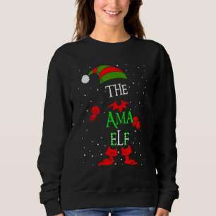 Ama Elf Grupp Matchande Familj Jul Pyjamas T Shirt