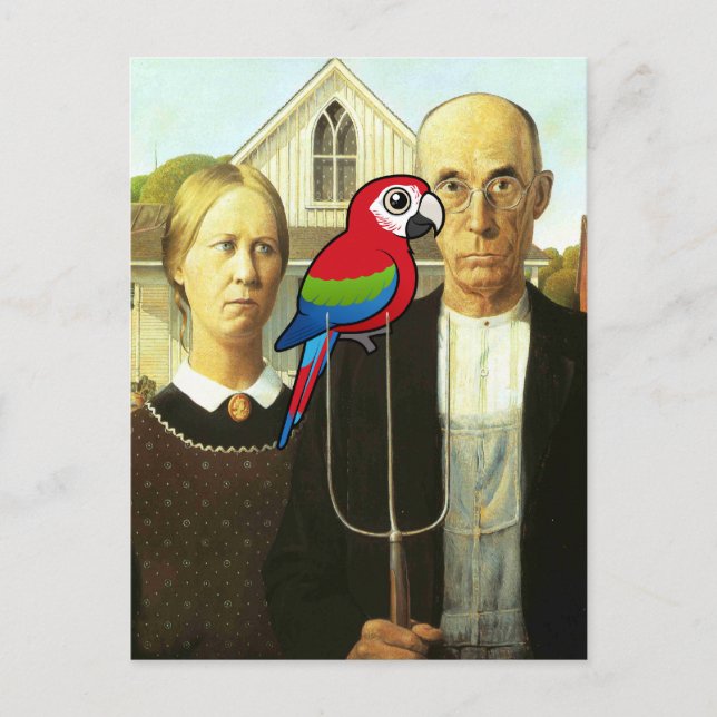 Amacaw Gothic Vykort (Framsida)
