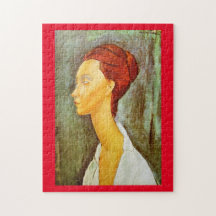 Amadeo Modigliani Porträtt i Lunia Czechowska