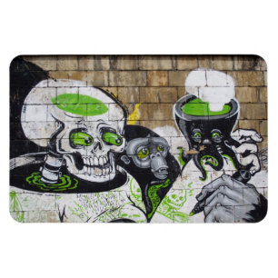 Amadeus Skull Magnet
