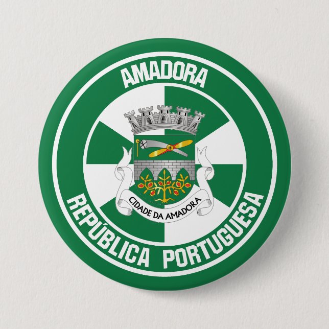 Amadora Round Emblem Knapp (Framsida)