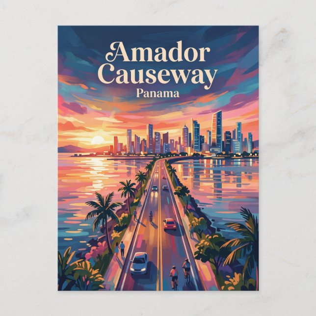 Amadorvägen Panama Vykort (Framsida)