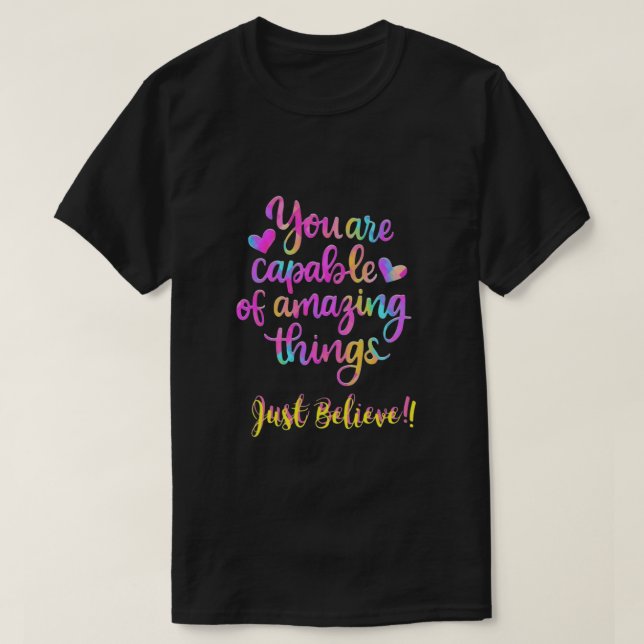 Amaging Things  T Shirt (Design framsida)