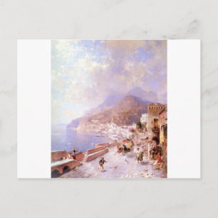 Amalfi av Franz Richard Unterberger Vykort
