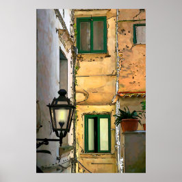 Amalfi-bakgator Poster