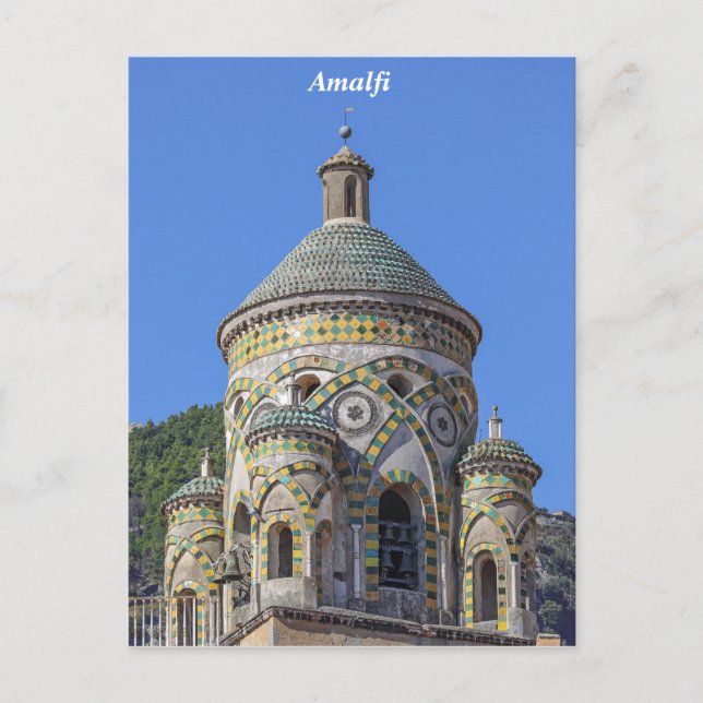 Amalfi Bell Torn Vykort (Framsida)