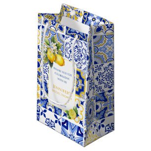 Amalfi Blue Tiles Lemon Tack