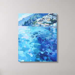 Amalfi Blues Canvastryck
