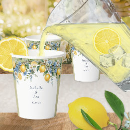Amalfi Citron Bröllopsbåge Personlig