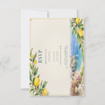 Amalfi Citron | Medelhavsblå och gul