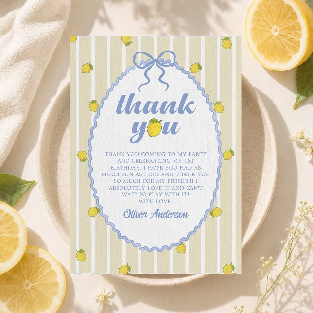 Amalfi Citron Tack Kort (Skapare uppladdad)