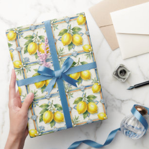 Amalfi citroner, diamanter & Medelhavs-plattor Presentpapper