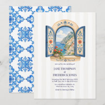 Amalfi Coast Italian Mediterranean Wedding