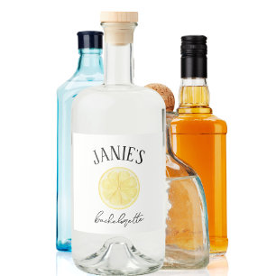 Amalfi Coast Möhippa   Citron Spritflaskor Etikett