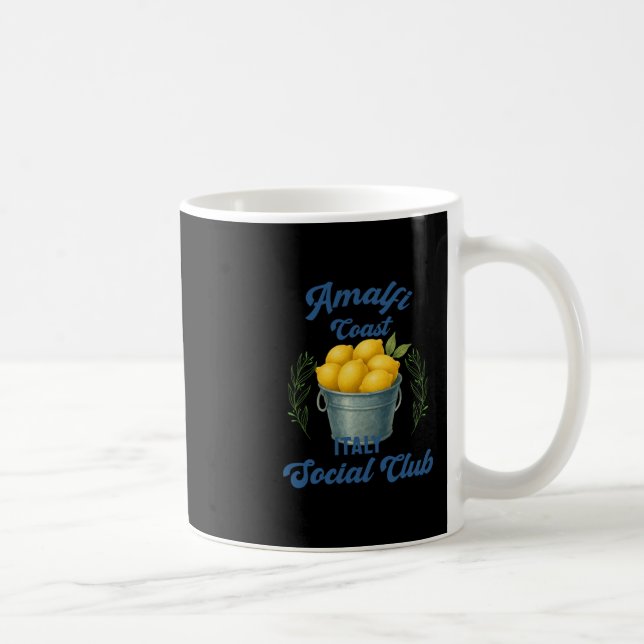 Amalfi Coast Social Club Italy Souvenir Lemon Vaca Kaffemugg (Höger)
