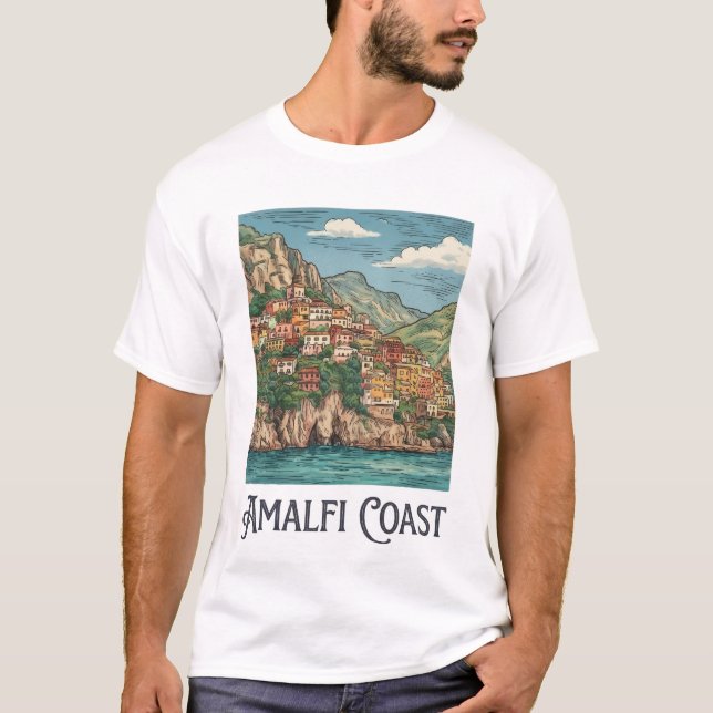 amalfi coast t-shirt (Framsida)