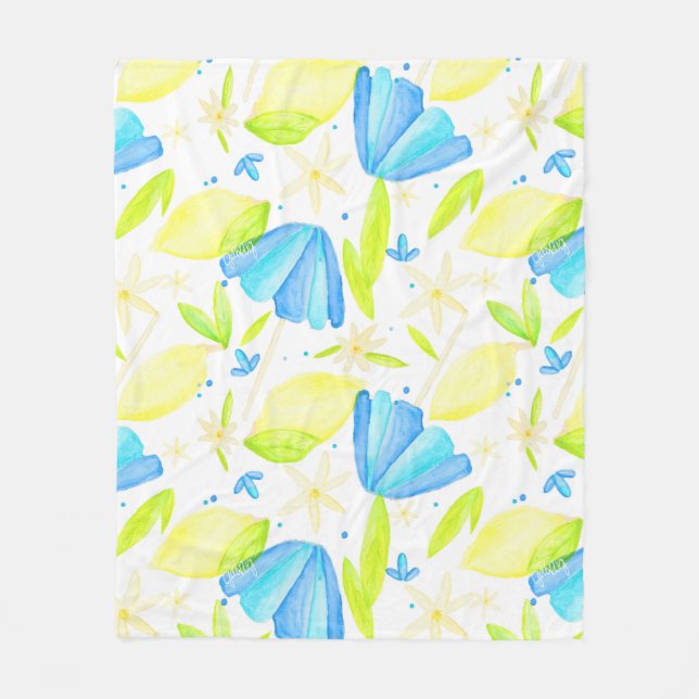 Amalfi dreamin Medium Fleece Blanket (Framsidan)