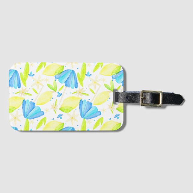 Amalfi dreamin'Luggage Tag med kortplats Bagagebricka (Framsida horisontal)