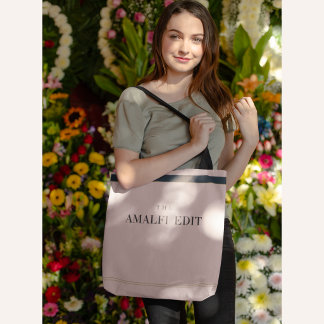 Amalfi Edit Tote Bag – Elegant Luxury Summer Style Tygkasse