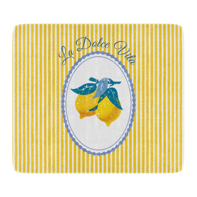 Amalfi gula citron i Medelhavsstil (Framsidan)