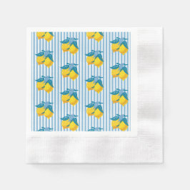 Amalfi gula citron Medelhavsstil Pappersservett