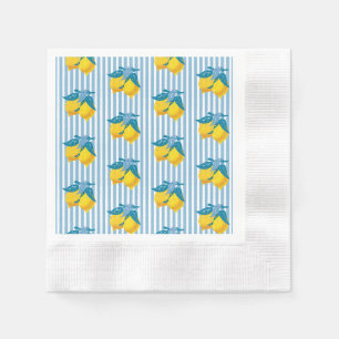Amalfi gula citron Medelhavsstil Pappersservett