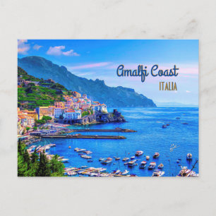 Amalfi Italien Europe Modern Travel Photography Vykort