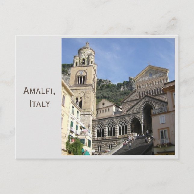 Amalfi, Italien Fotovykort Vykort (Framsida)