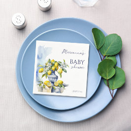 Amalfi italiensk babydusch i vas pappersservett