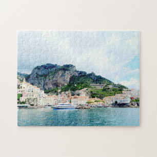 Amalfi, italienska Amalfi-Italien i Kusten Pussel