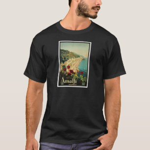 Amalfi italienvintage affisch tee shirt
