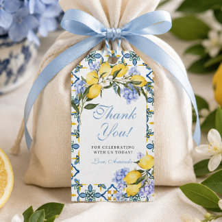 Amalfi-kust Citron Italienska Bröllopsfirande Gåvo Presentetikett