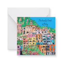 Amalfi Kusten av Italien Traditional Digital Art