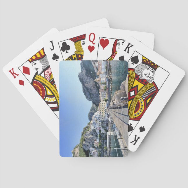 Amalfi kusten hamn casinokort (Baksidan)