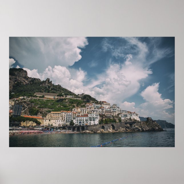 Amalfi Kusten i Italien Poster (Framsidan)