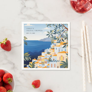 Amalfi-kusten Italien Bröllopsfest Pappersservett