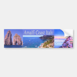 Amalfi Kusten Italien Bumper Sticker Bildekal