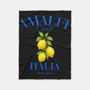 Amalfi-kusten Italien Citroner Sommar Resa Semeste Fleecefilt