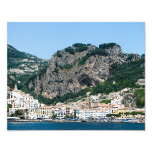 Amalfi kusten, italien - fototryck