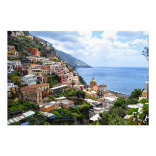 Amalfi Kusten Italien Fototryck