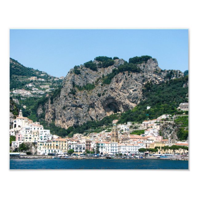 Amalfi Kusten, Italien - fotoutskrift Fototryck (Framsidan)