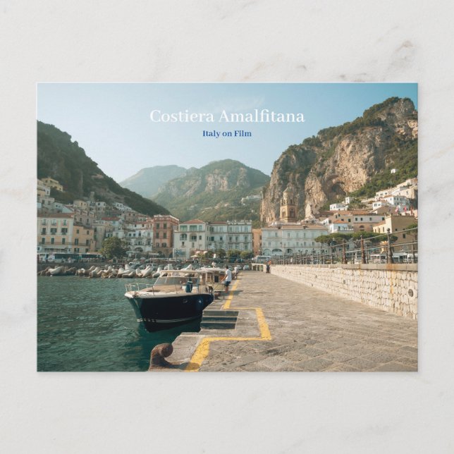 Amalfi Kusten, Italien Helg Vykort (Framsida)